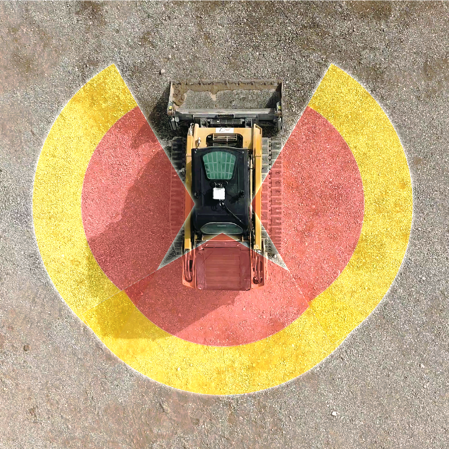 blind spots around a skid steer