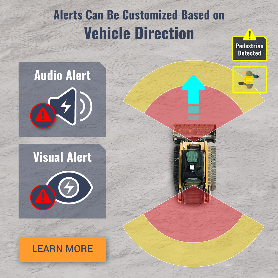 alerts triggered based on vehicle gear and detection position