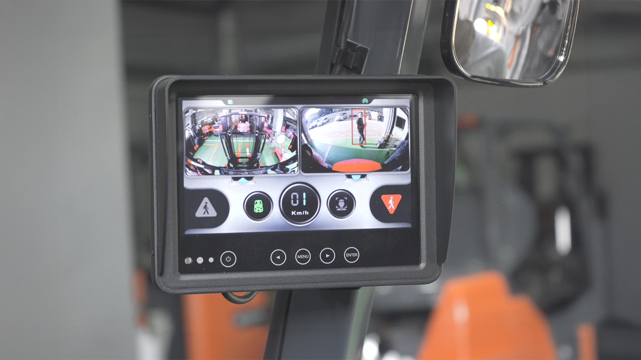 forklift safety system monitor