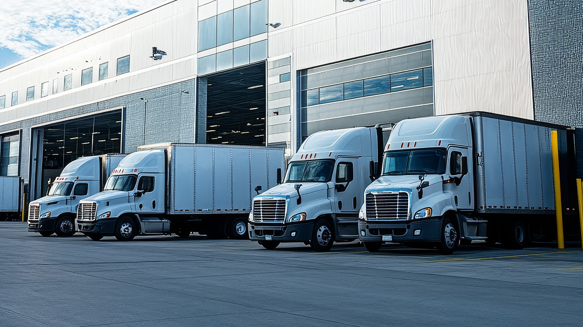 fleet of trucks