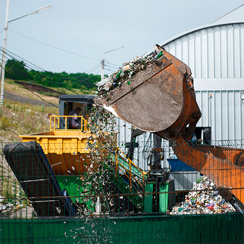 waste and recycling plant
